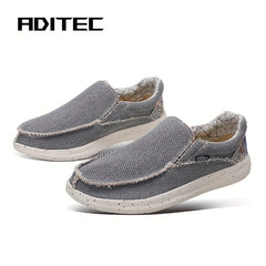 Men's Canvas Slip-On Loafers