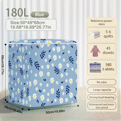 Large Daisy Pattern Storage Bag Clothes Organizer