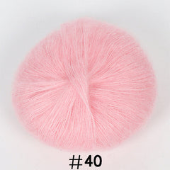 Soft Mohair Yarn for DIY Shawl Scarf Hat