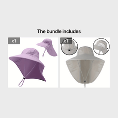 Outdoor Bucket Hat Men's Women's Summer Sunscreen UV Protection Fishing Hat