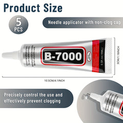 5pcs 15 Ml B 7000 Craft Glue For Jewelry Making Liquid Fusion Glue