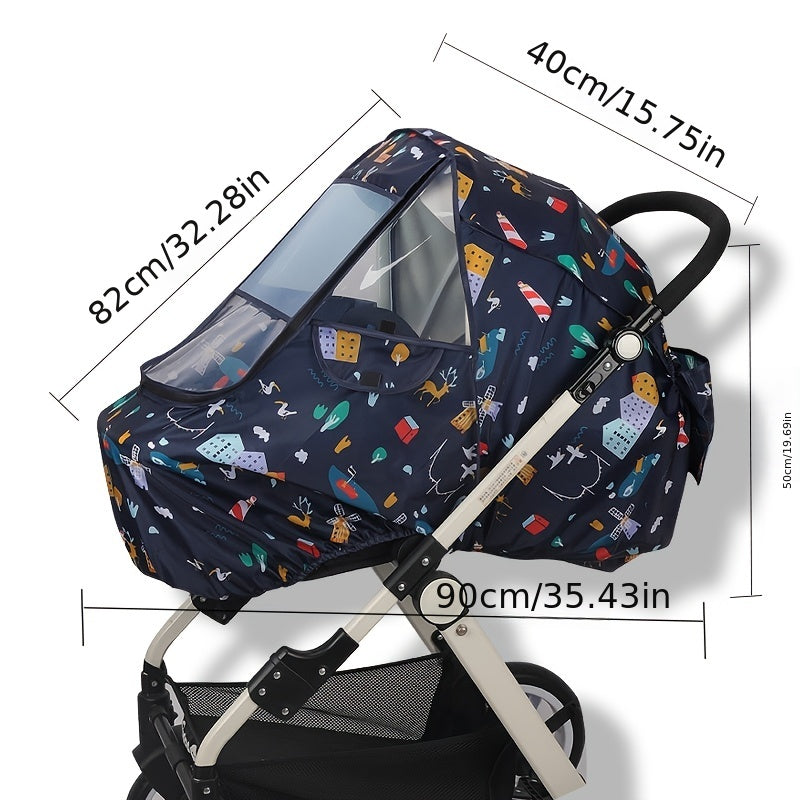 Baby Stroller Rain Cover - Comfortable and Durable Protection