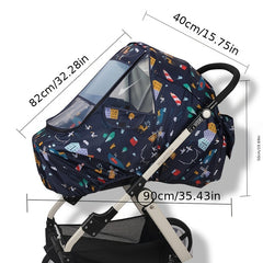 Baby Stroller Rain Cover - Comfortable and Durable Protection
