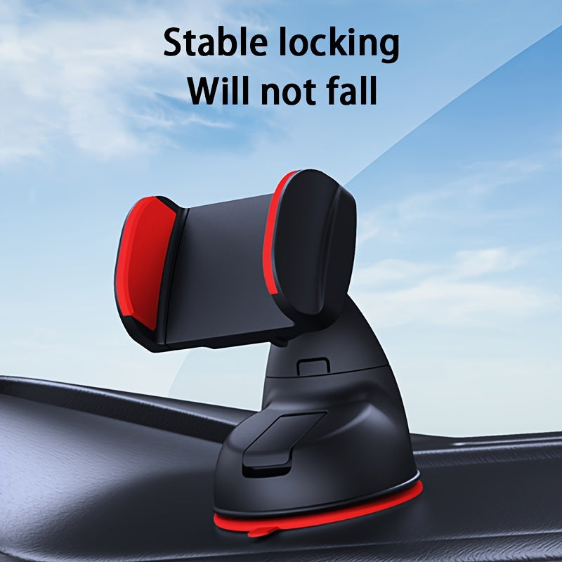 Universal Car Phone Holder, Rotating Suction Cup Bracket