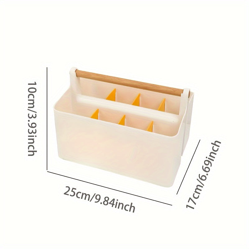 Portable Storage Basket Large Capacity Desk Organizer Pen Holder