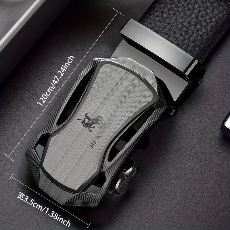 Men's PU Leather Automatic Buckle Belt