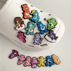 16pcs Bear Shoes Decoration Charms Clog Sandals Decoration Party Favors