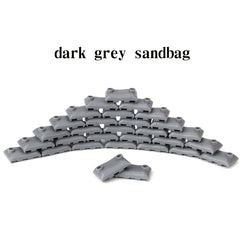 Building Block Military Soldiers Bunkers Trenches Sandbags Weapons Puzzle