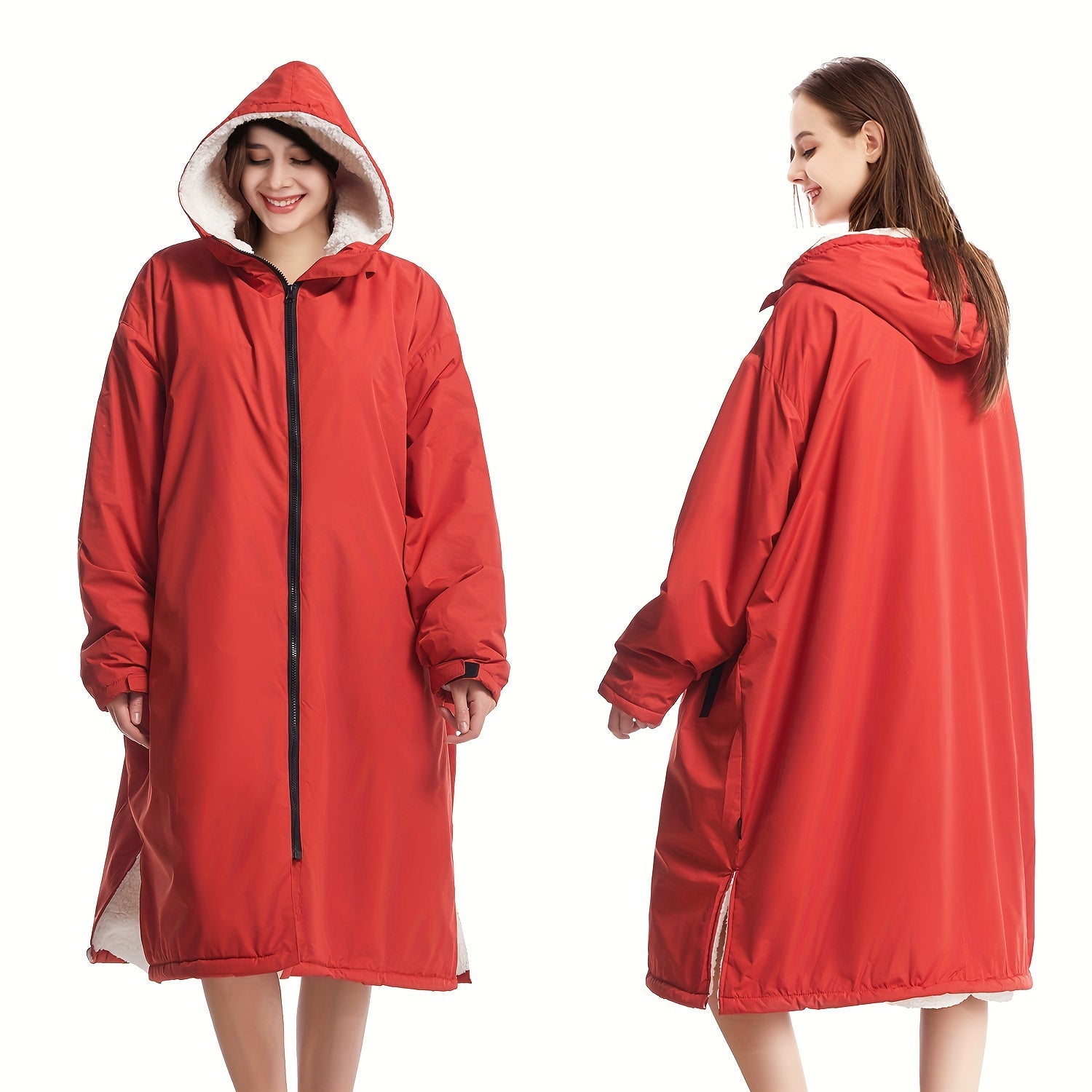 Quick Drying Surf Poncho Changing Robe with Hood and Pocket