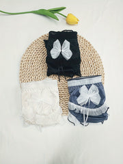 3pcs Contrast Mesh Briefs Comfy & Breathable Intimates Panties