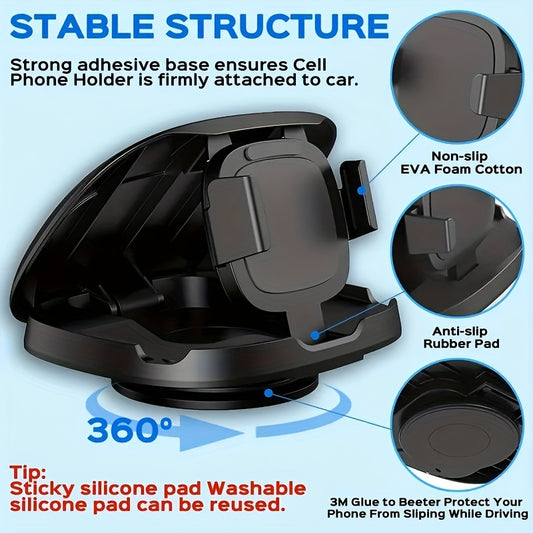 360 Rotating Suction Cup Car Dashboard Mobile Phone Bracket