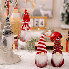 Forest Old Man Christmas Tree Hanging Knitted Doll Home Decoration
