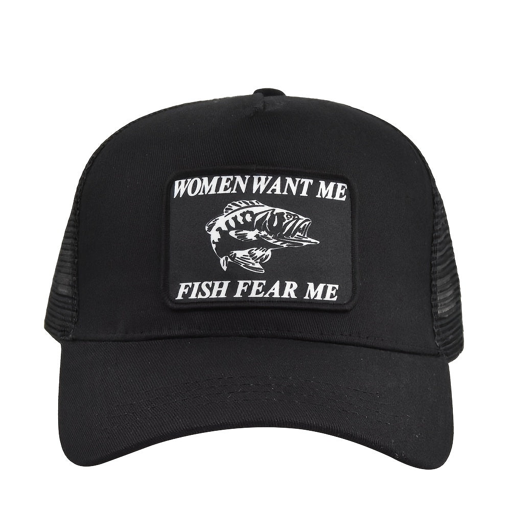 Mesh Baseball Cap Trucker Sun Hat Fishing Baseball Cap