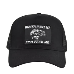 Mesh Baseball Cap Trucker Sun Hat Fishing Baseball Cap
