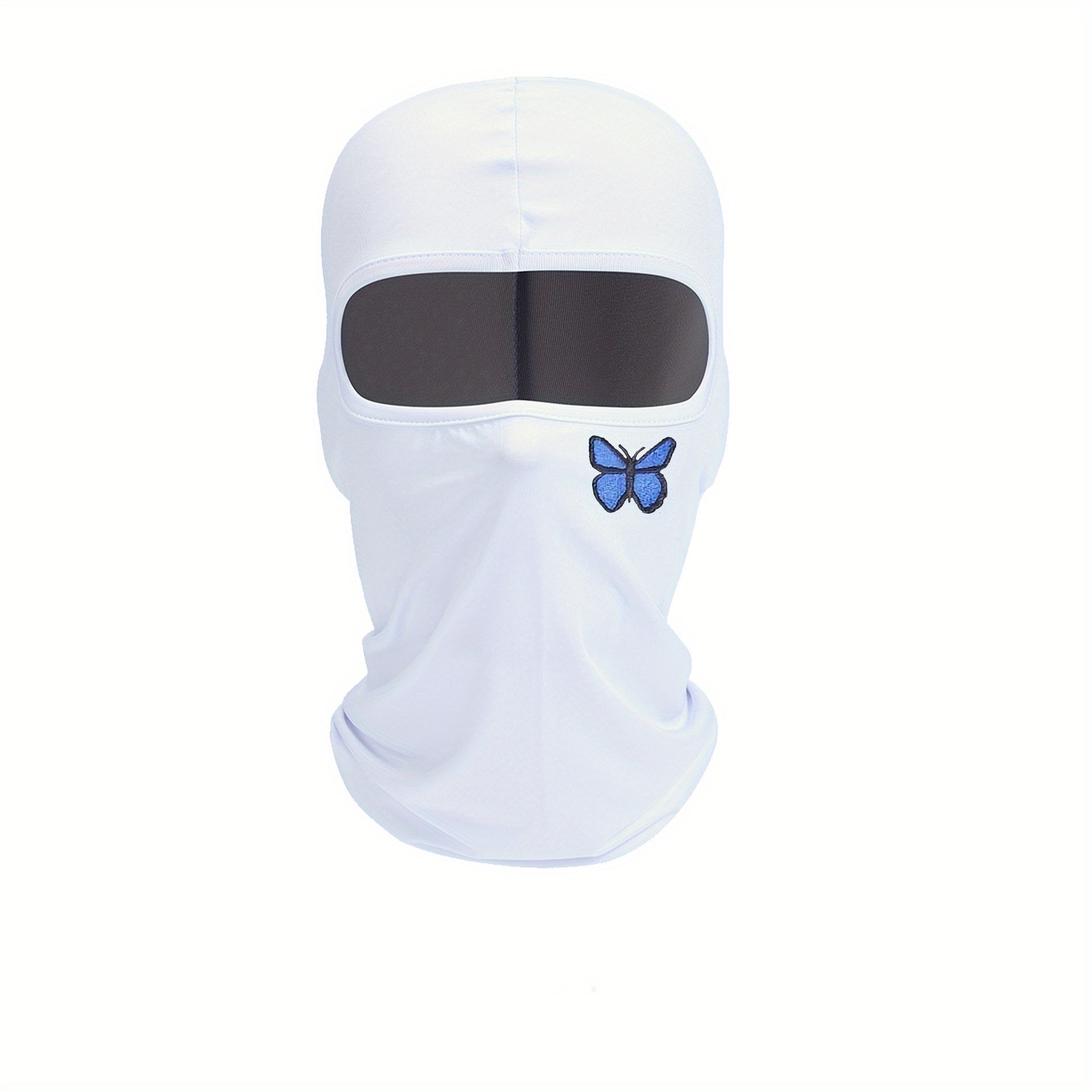 Butterfly Print Cycling Pullover Hat Ice Silk Breathable Sunscreen Mask