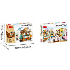 Snack Car Building Blocks Set for Kids