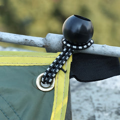 4pcs Elastic Ball Bungee Cords Tent Fixing Rope
