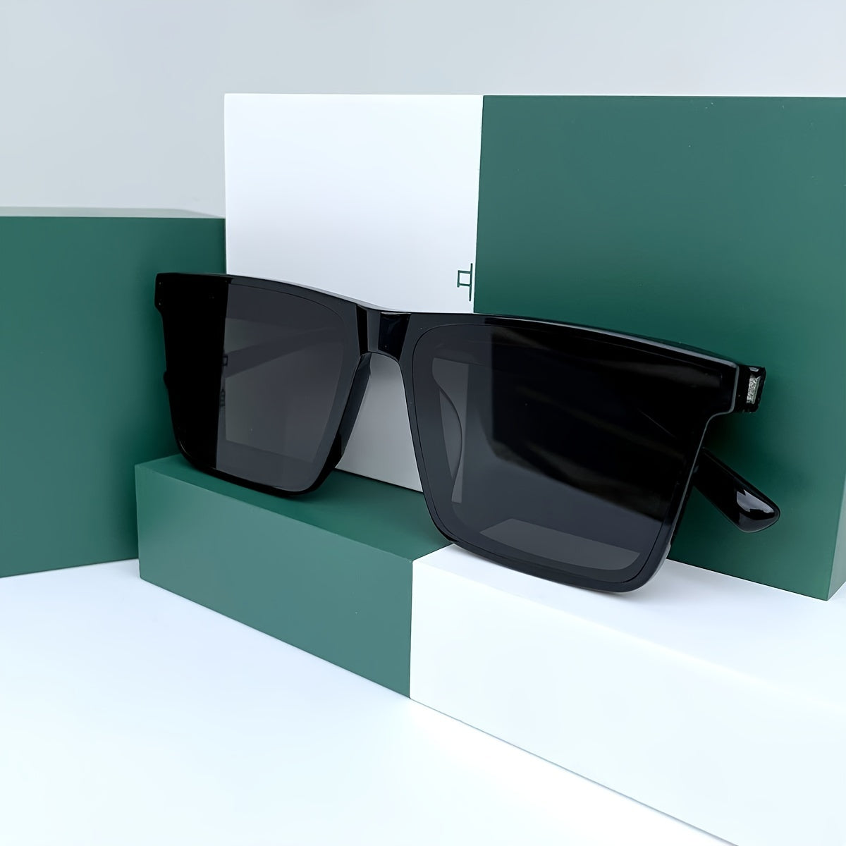 Classic Rectangle Sun Glasses for Men Outdoor Vintage Square Sunglasses