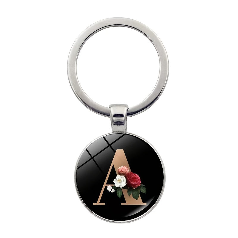 Crystal Gem Flower Key Chain Pendant for Women