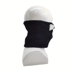 Halloween Gothic Pattern Half Face Mask for Outdoor Sports