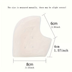 2pcs Gel Heel Protectors Silicone Moisturizing Socks - Women Men