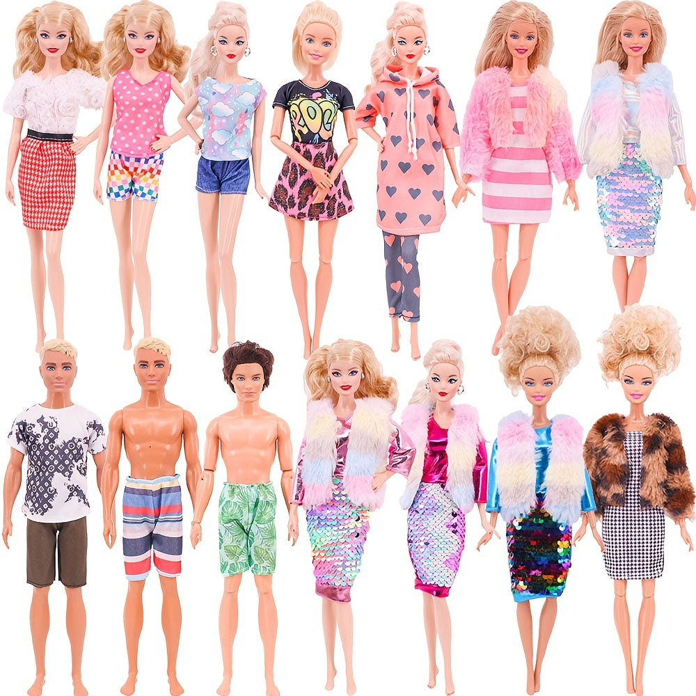 30 Cm 11 8'' Girls Doll Girls Toy Dressed Up Dress Casual Dress Children