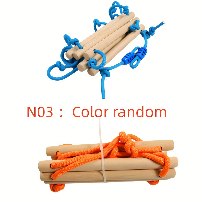Rope Ladder Climbing Game Swing Tree House Playground Set