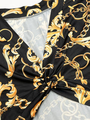  Chain & Baroque Print 2 Piece Set