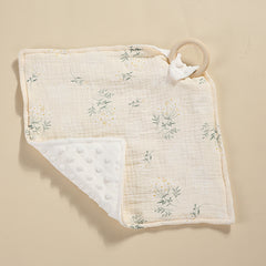 Baby Comfortable Soothing Towel Hanging Bib Touchable Scarf