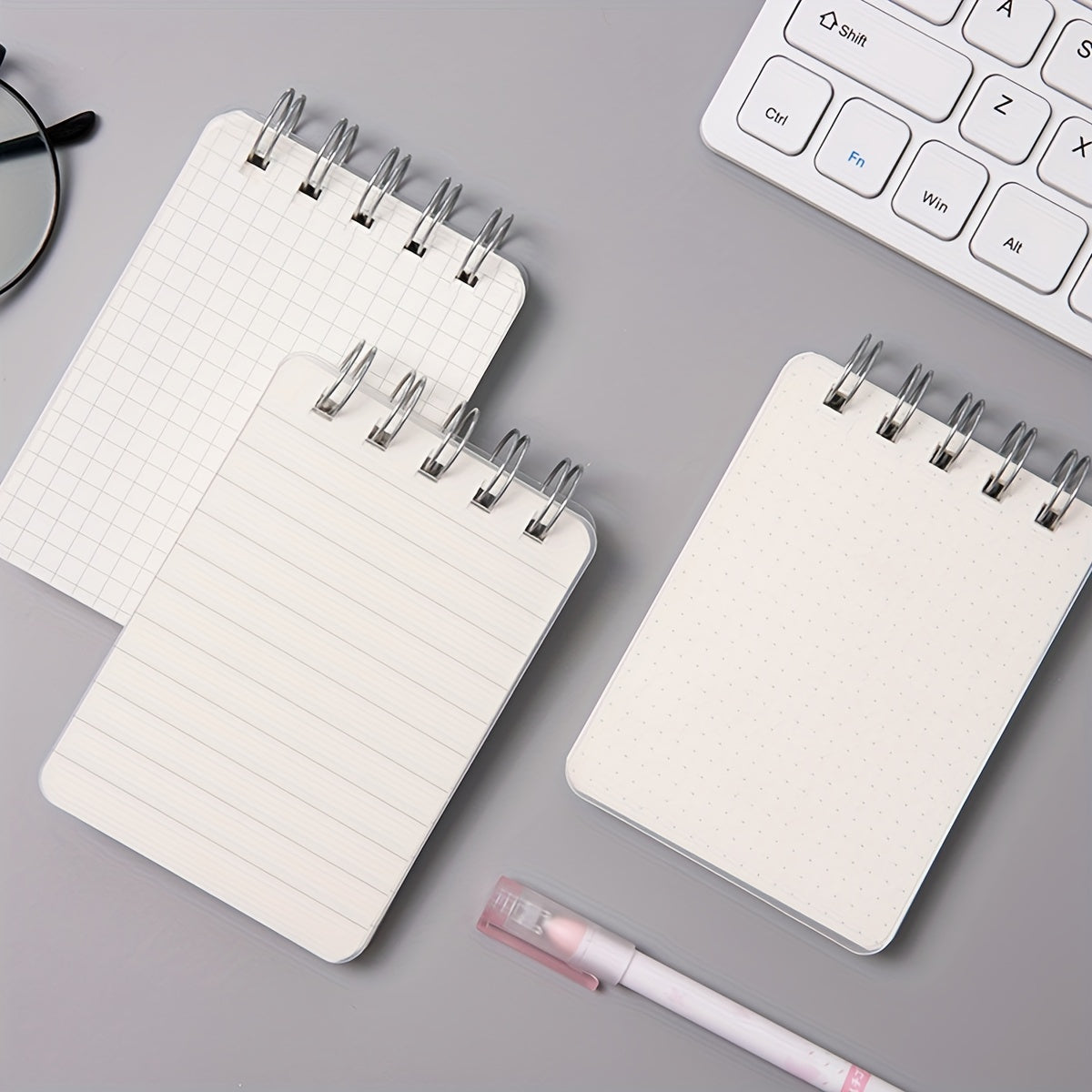 1pc Portable Mini Note Book Coil Notebook Notepad Calendar Book