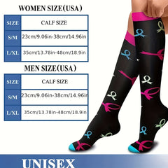 Breathable Compression Socks for Men and Women - 7 Pairs