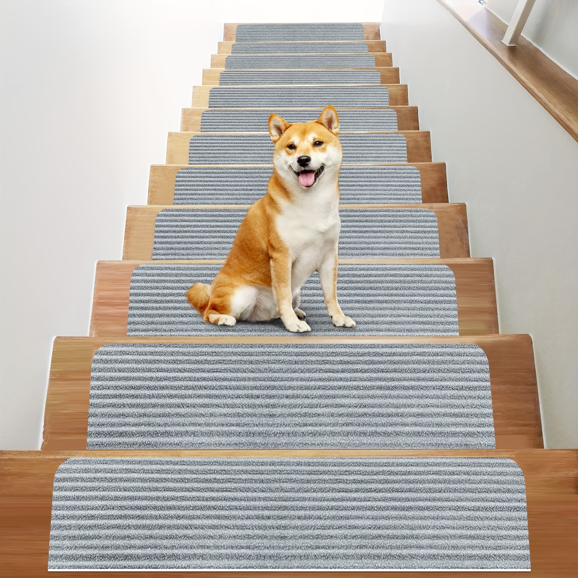 15pcs Stair Treads Non Slip for Wooden Steps Indoor Peel & Stick
