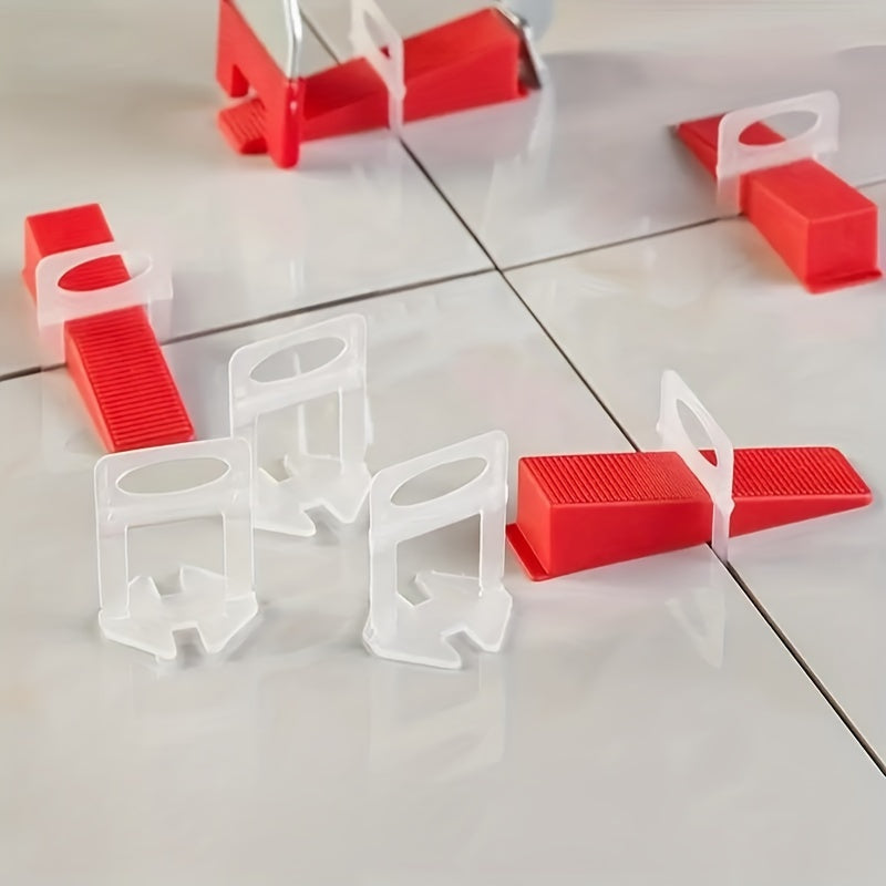 100pcs Tile Leveling Clips 2mm Tile Leveling Spacer Tile Leveling System