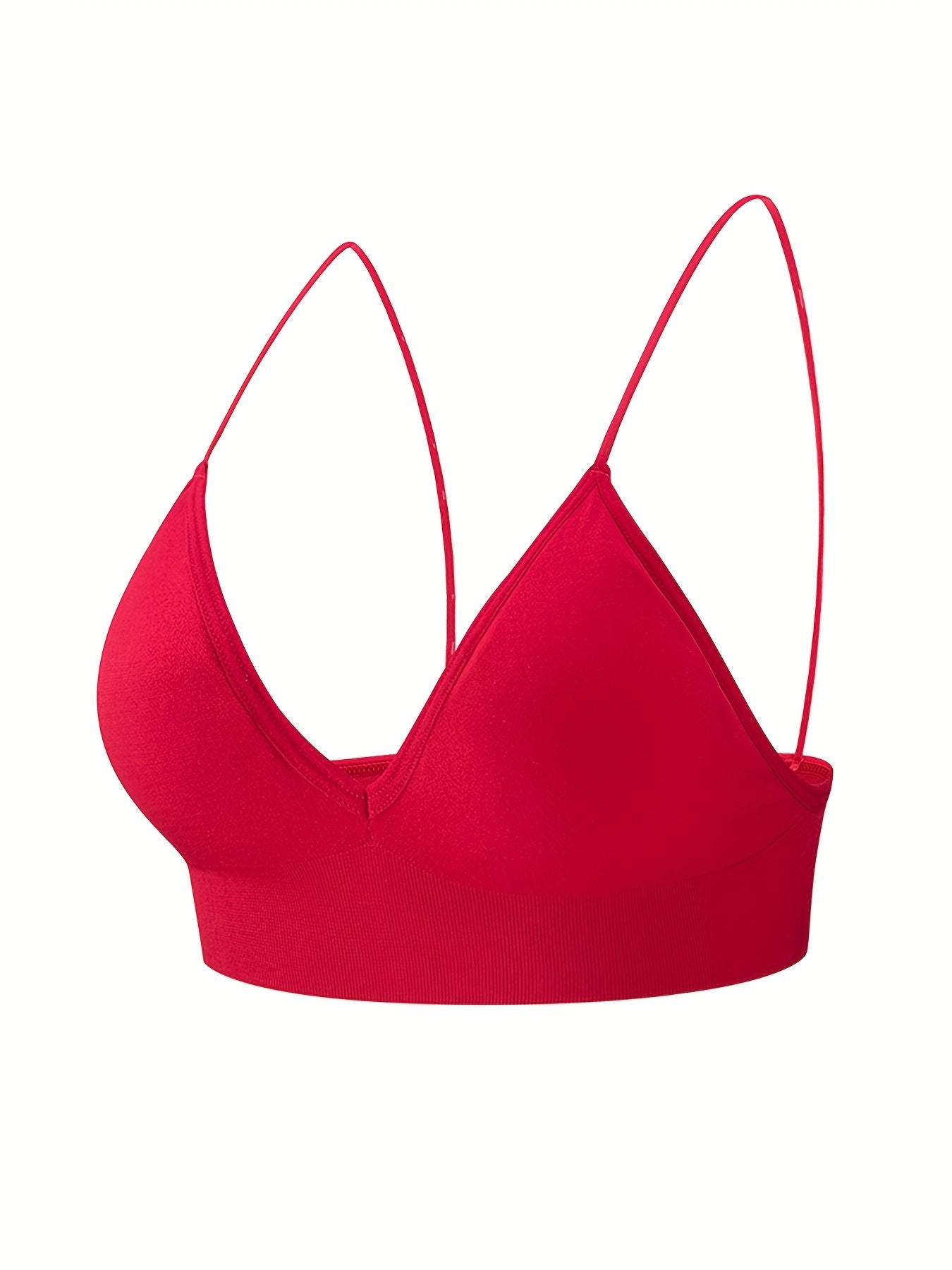 Triangle Cups Wireless Bra Comfy & Breathable Sports Bra