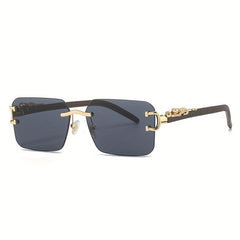 Polygon Rimless Sunglasses Cross border Catch all Sunglasses