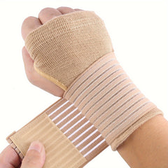 2pcs Pressurized Palm Guard Elastic Wrist Guard For Sports Cycling