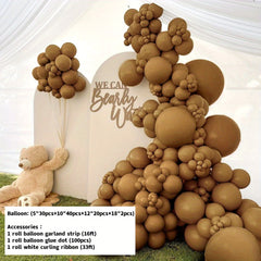 105pc Retro Balloon Garland Set in Pastel Colors - Balloon Arch Kit