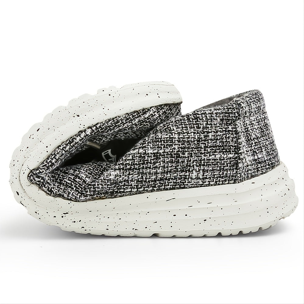Men's Lightweight Canvas Loafer Shoes Casual Slip On Sneakers