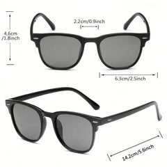 Square Sunglasses Anti Glare UV400 Sun Shades Glasses for Driving Beach Travel