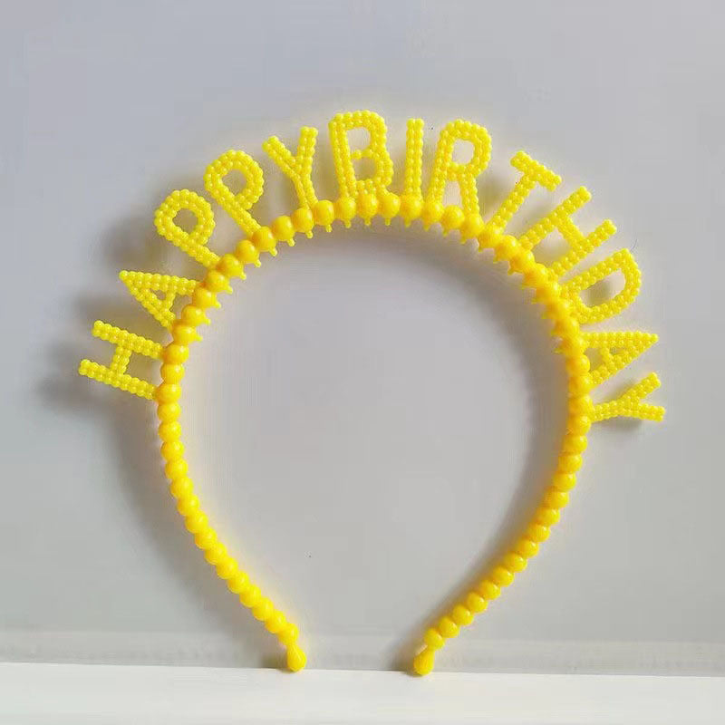 Kids Birthday Hat Hair Clip Happy Birthday Headband