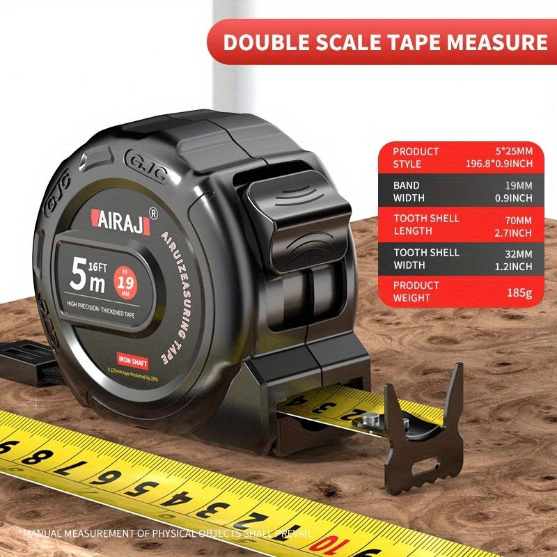 Durable Steel Tape Measure 3M/5M/7M with Automatic Locking
