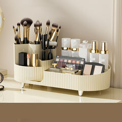 Rotating Cosmetic Organizer Pen Tube Desktop Makeup Brushes Lipstick Shelf