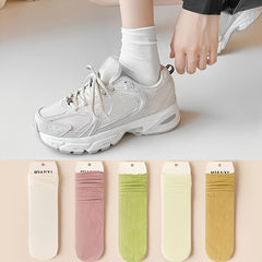 Breathable  Pile Socks Women's Stockings 5 Pairs