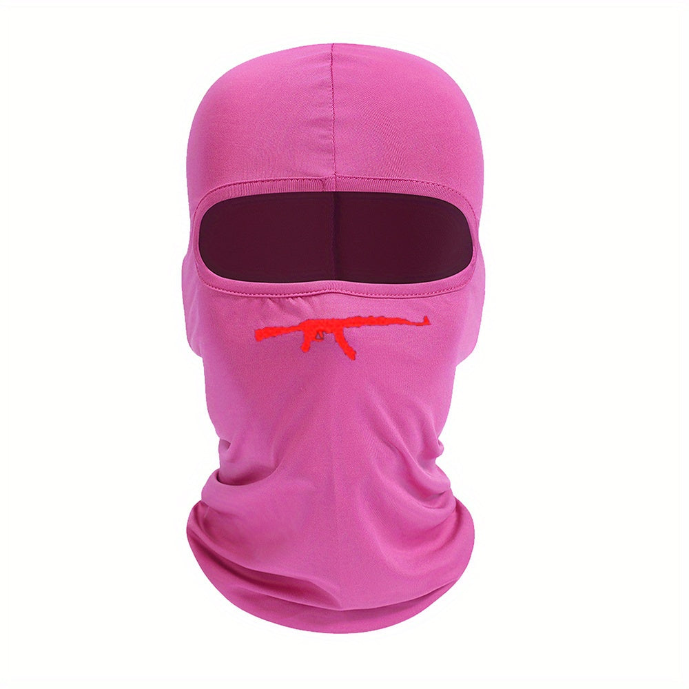 AK47 Print Mask Hood for Outdoor Riding Balaclava Hat
