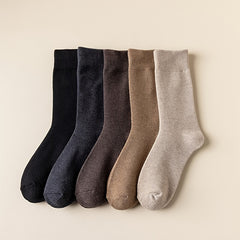 Women's Knit Style Winter Crew Socks - Thick & Warm