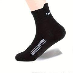 10 Pairs Letter Print Socks Breathable Women's Sports Stockings