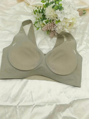 Striped Wireless Bra Comfy & Breathable Skin friendly Bra Women's Lingerie