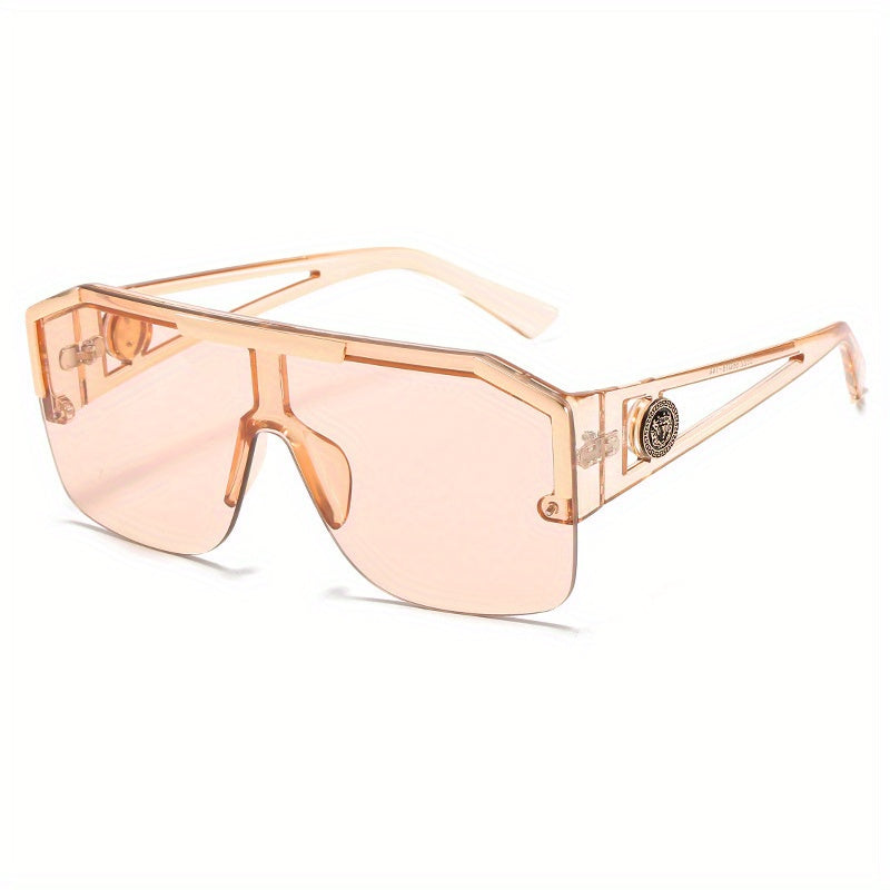 Large Square UV Protection Sunglasses for Men and Women