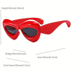 Cat Eye Sunglasses Funny Candy Glasses for Party