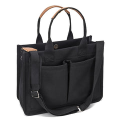 Canvas Mommy Tote Bag Multi-functional & Durable for Work & Travel